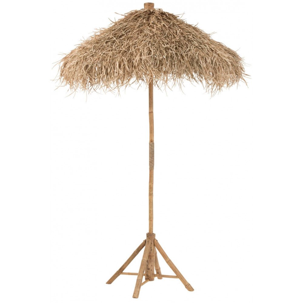 Parasol sur Pied Bambou Naturel  | cosy-home-design.fr