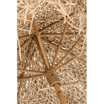 Parasol sur Pied Bambou Naturel  | cosy-home-design.fr