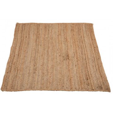 Tapis Rectangle Jute Naturel  | cosy-home-design.fr