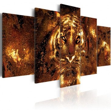 Tableau Golden Tiger  | cosy-home-design.fr