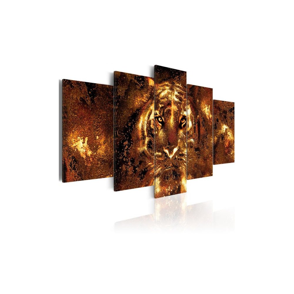 Tableau Golden Tiger  | cosy-home-design.fr