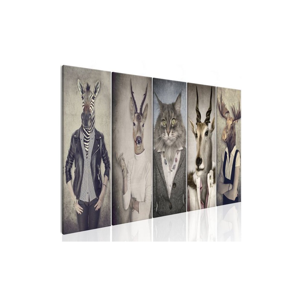 Tableau Animal Masks I  | cosy-home-design.fr