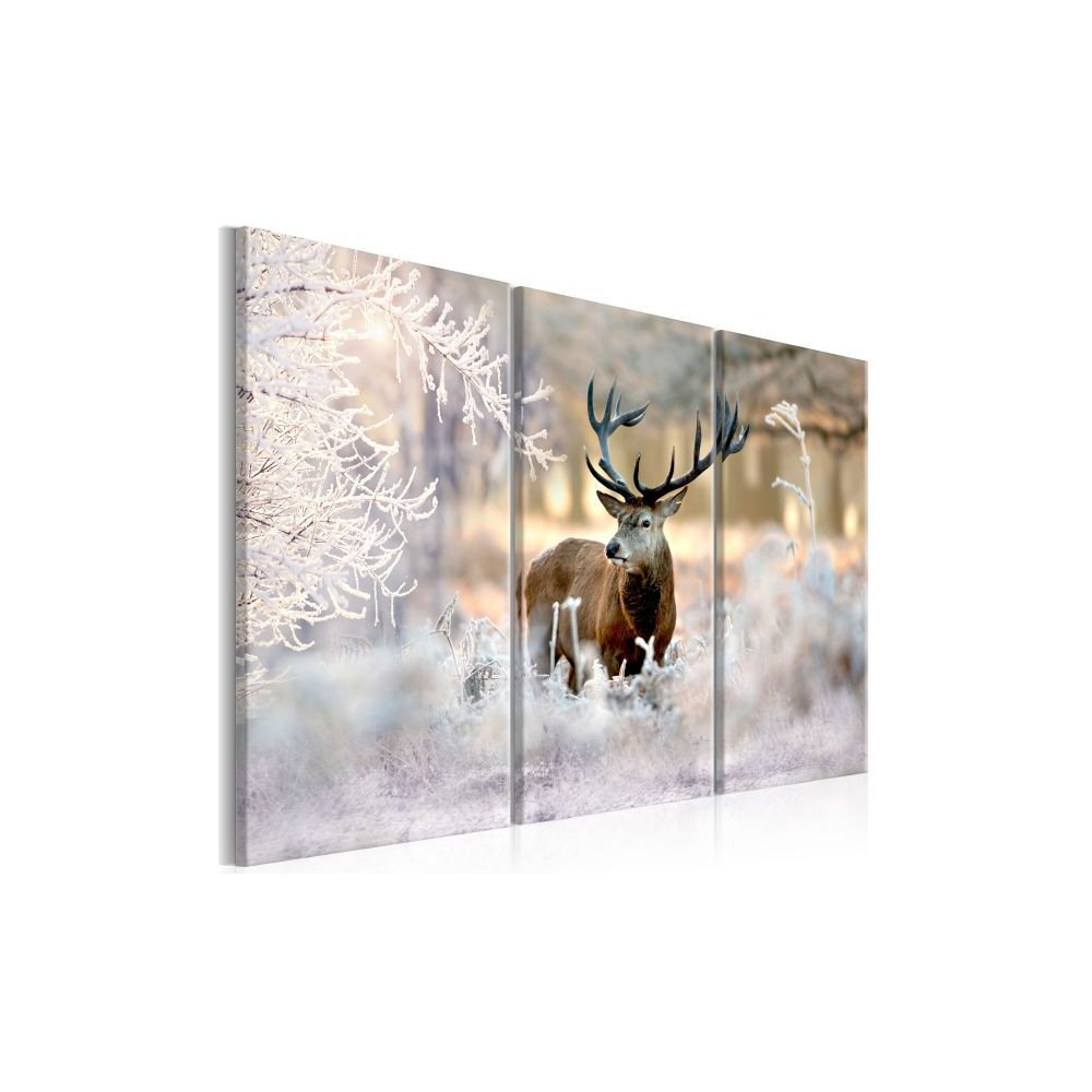 Tableau Deer in the Cold I  | cosy-home-design.fr