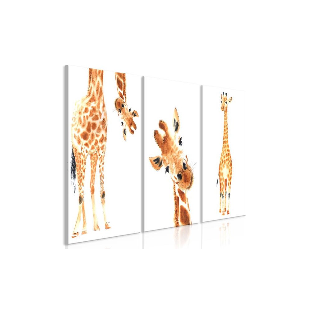 Tableau Funny Giraffes 3 Pièces  | cosy-home-design.fr