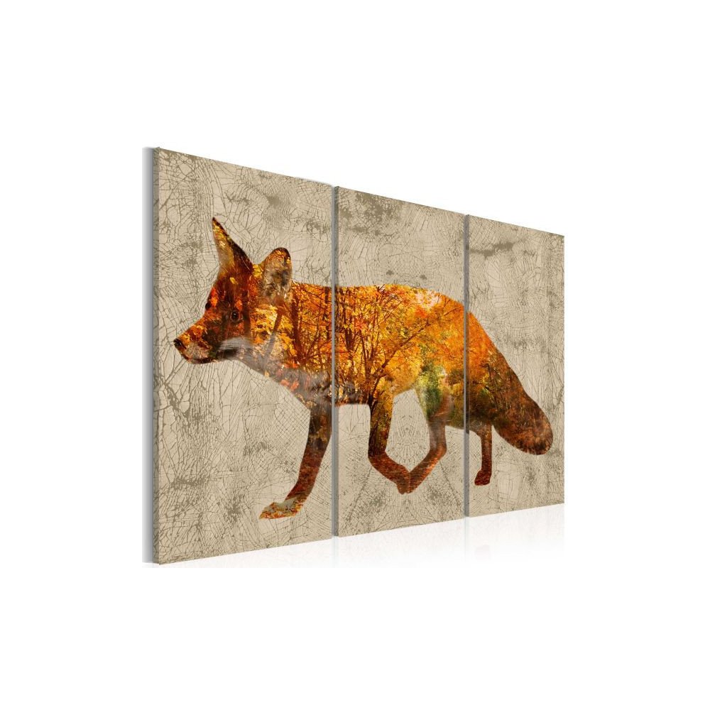 Tableau Fox in The Wood  | cosy-home-design.fr