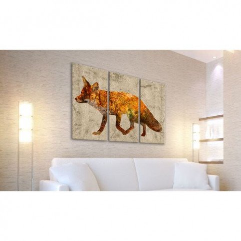 Tableau Fox in The Wood  | cosy-home-design.fr