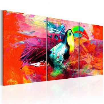 Tableau Colourful Toucan  | cosy-home-design.fr