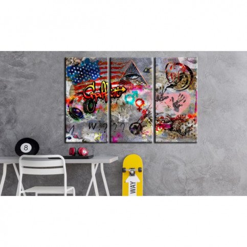 Tableau American Graffiti  | cosy-home-design.fr