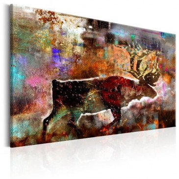 Tableau Colourful Caribou  | cosy-home-design.fr