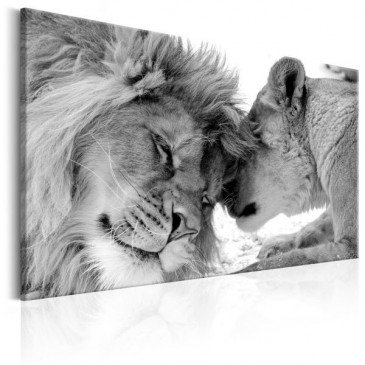 Tableau Lion's Love  | cosy-home-design.fr