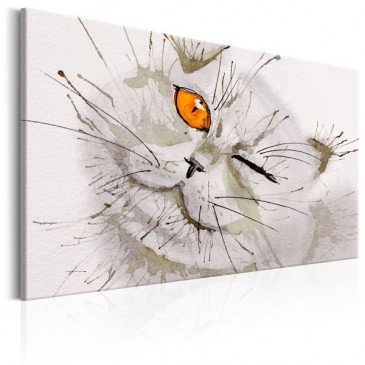 Tableau Grey Cat  | cosy-home-design.fr