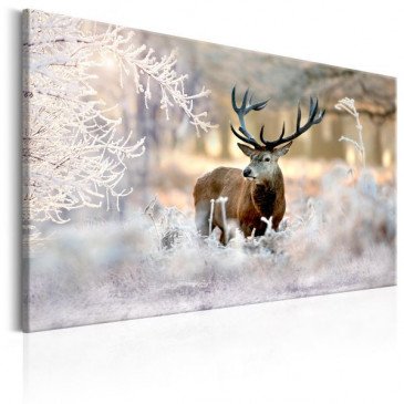 Tableau Deer in the Cold  | cosy-home-design.fr