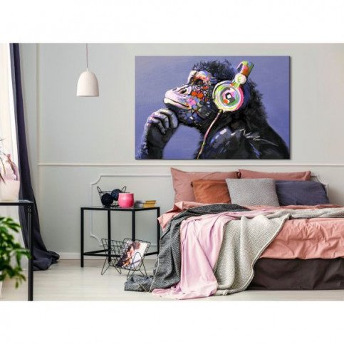 Tableau Musical Monkey 1 Pièce Wide  | cosy-home-design.fr