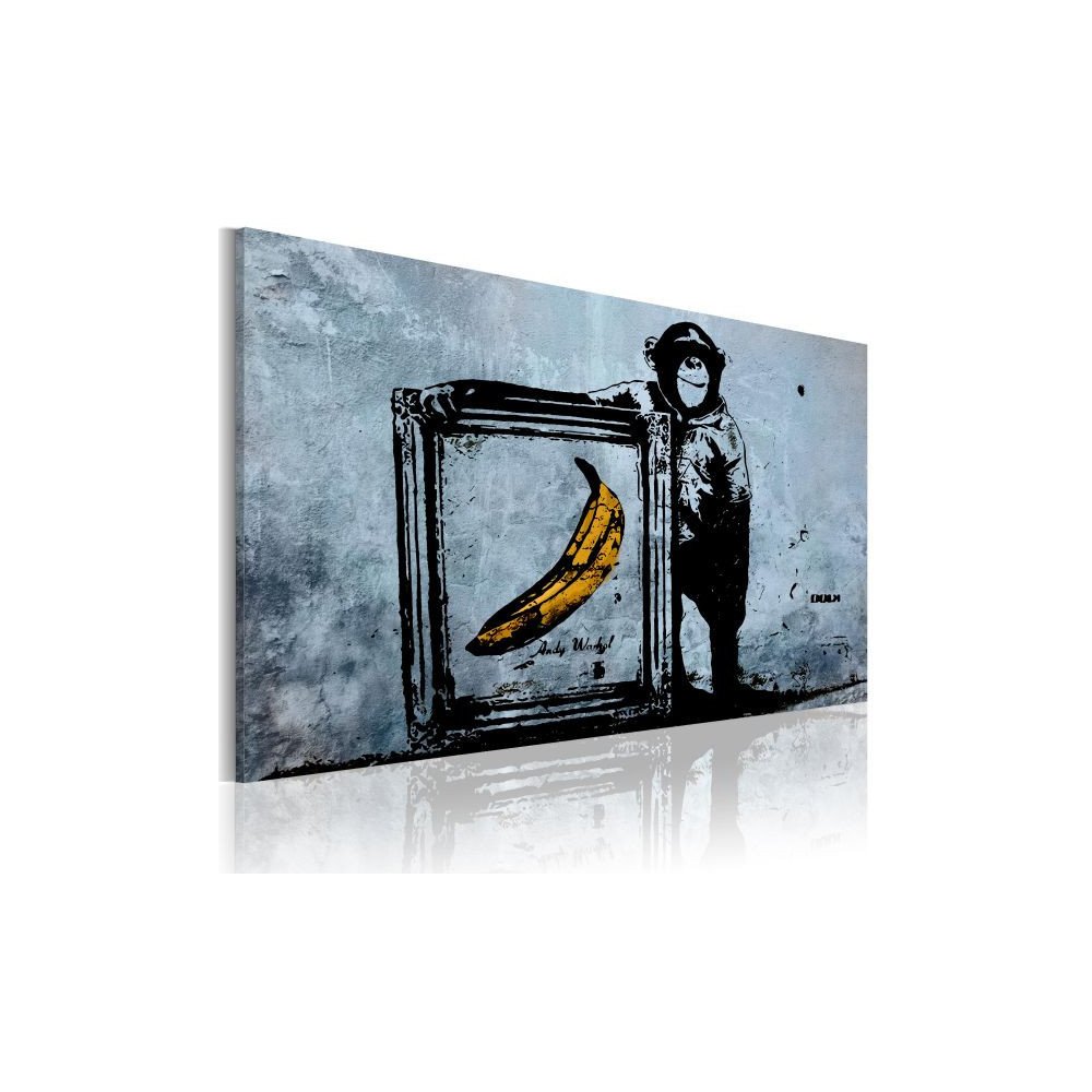 Tableau Inspired by Banksy  | cosy-home-design.fr