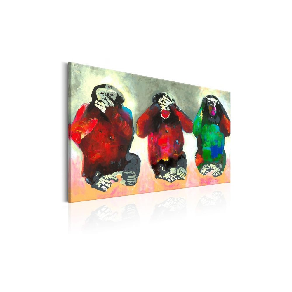 Tableau Three Wise Monkeys  | cosy-home-design.fr