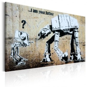 Tableau I Am Your Father by Banksy  | cosy-home-design.fr