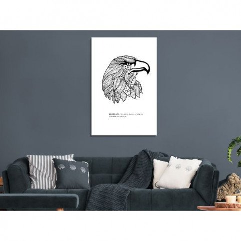 Tableau Eagle of Freedom 1 Pièce Vertical  | cosy-home-design.fr