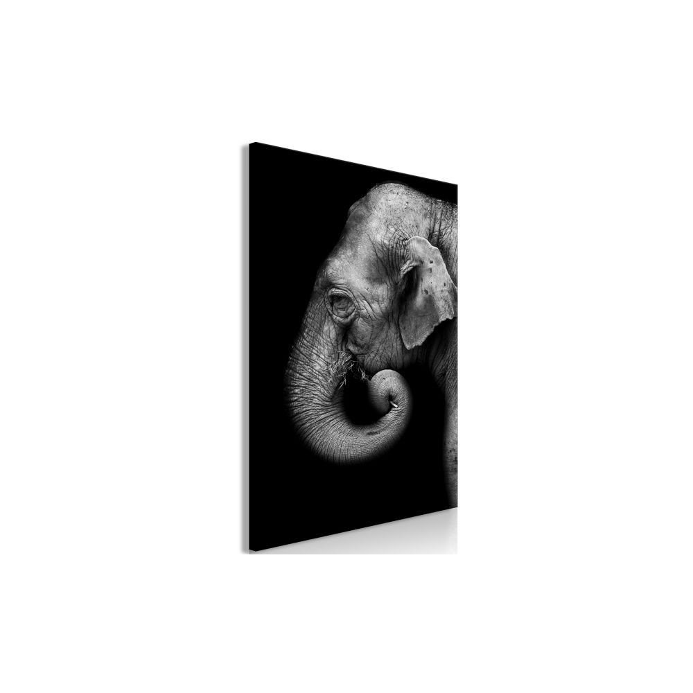 Tableau Portrait of Elephant 1 Pièce Vertical  | cosy-home-design.fr