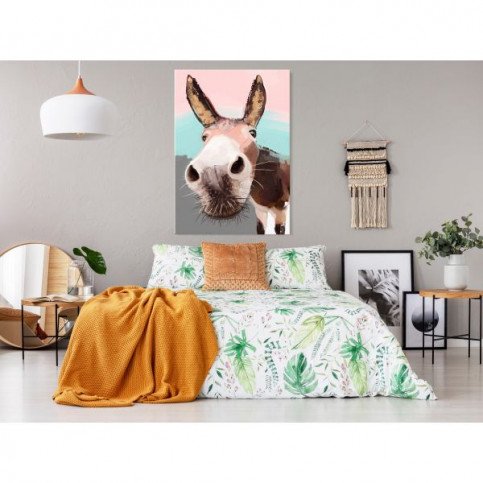 Tableau Curious Donkey 1 Pièce Vertical  | cosy-home-design.fr