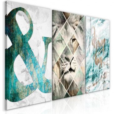 Tableau Lion Dreams 3 Pièces  | cosy-home-design.fr