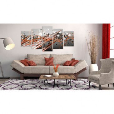 Tableau Orange Stream  | cosy-home-design.fr