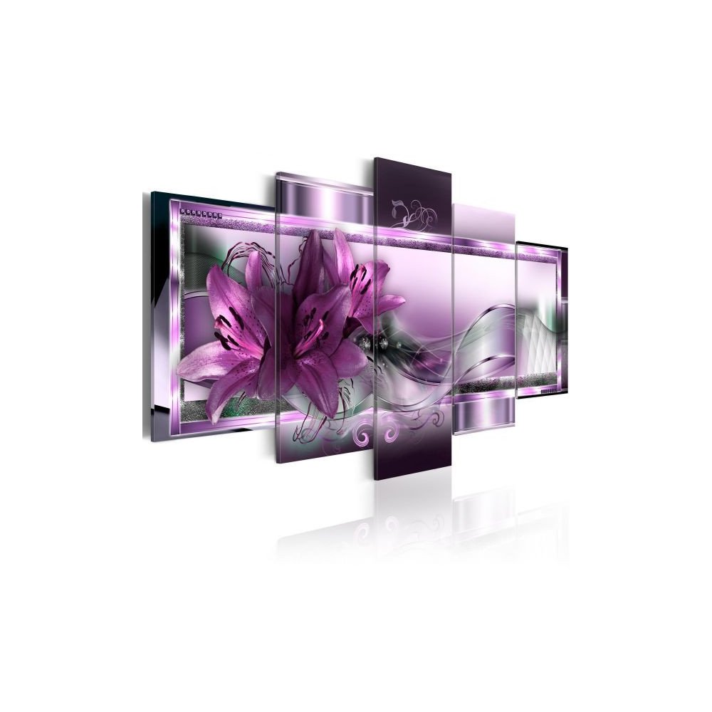 Tableau Purple Lilies  | cosy-home-design.fr