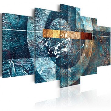 Tableau Galaxie bleue  | cosy-home-design.fr