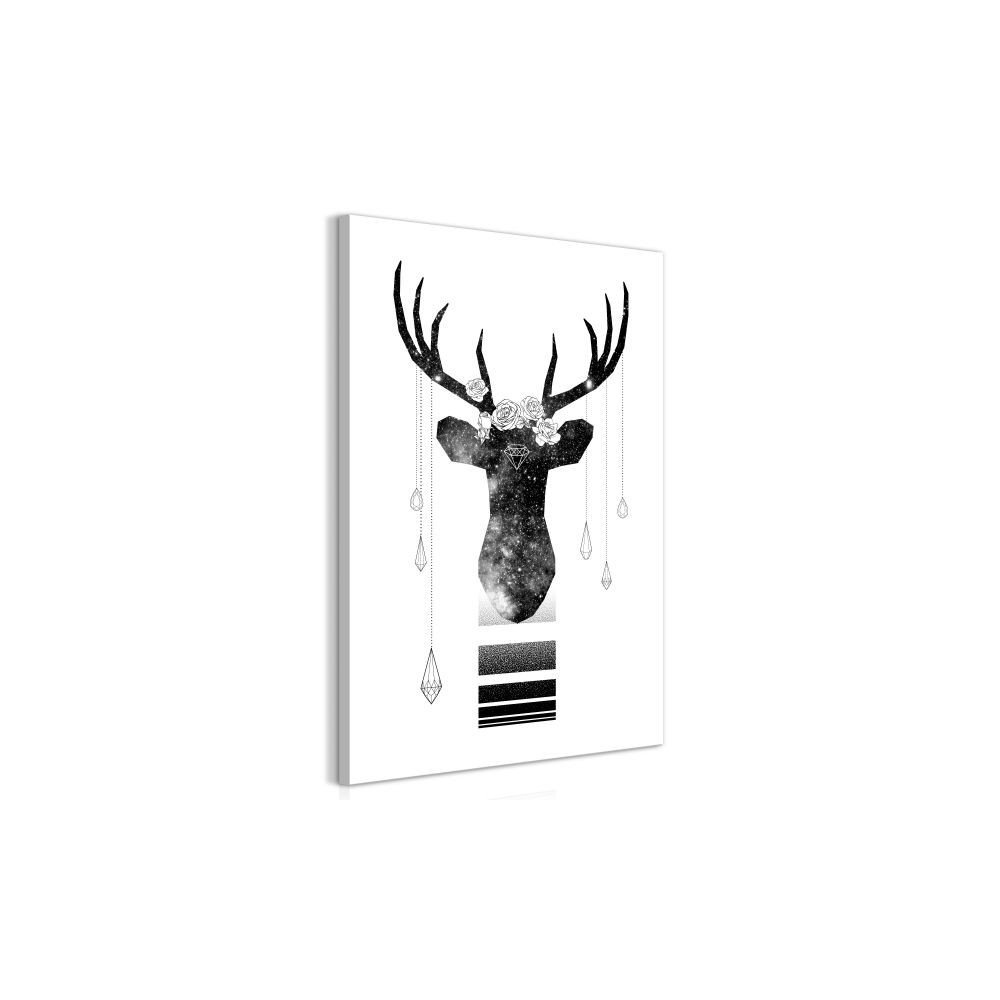 Tableau Abstract Antlers (1 Part) Vertical  | cosy-home-design.fr