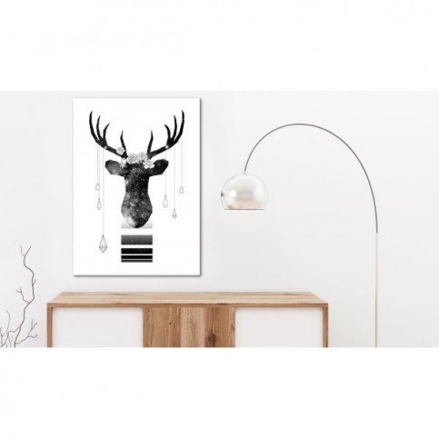 Tableau Abstract Antlers (1 Part) Vertical  | cosy-home-design.fr