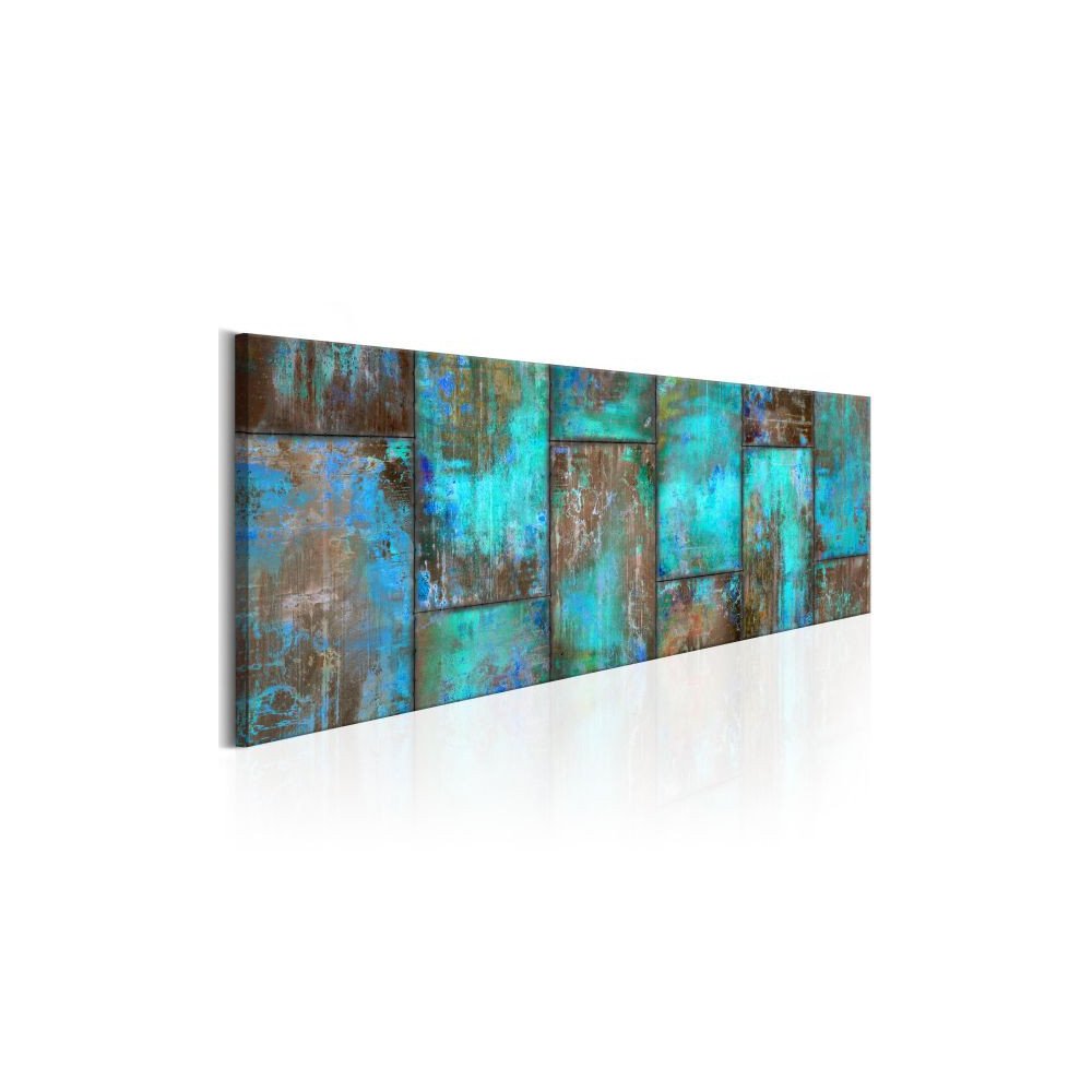 Tableau Metal Mosaic: Blue  | cosy-home-design.fr