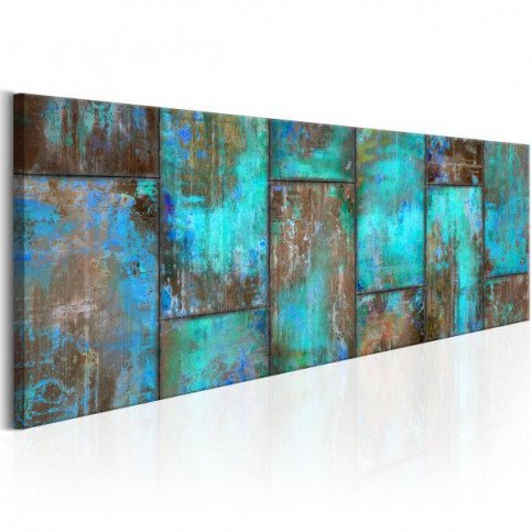 Tableau Metal Mosaic: Blue  | cosy-home-design.fr