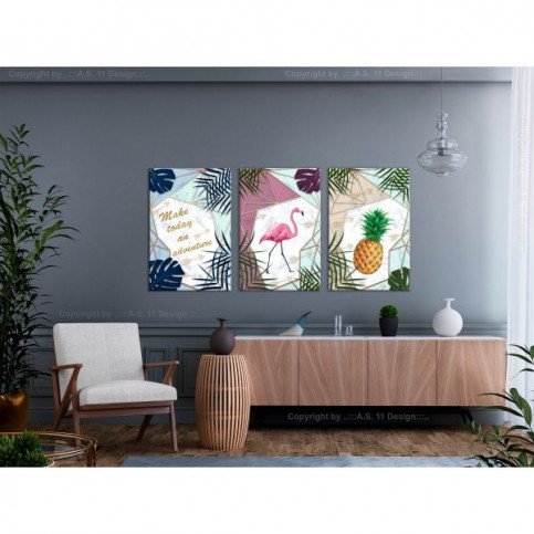 Tableau Tropical Triptych (3 Parts)  | cosy-home-design.fr