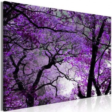 Tableau Purple Afternoon (1 Part) Wide  | cosy-home-design.fr