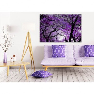 Tableau Purple Afternoon (1 Part) Wide  | cosy-home-design.fr