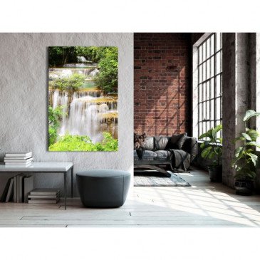 Tableau Paradise Waterfall (1 Part) Vertical  | cosy-home-design.fr