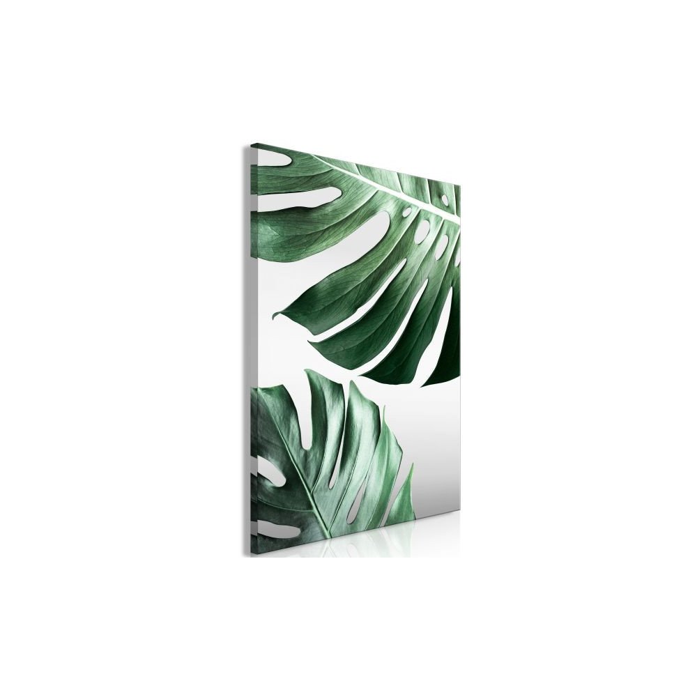 Tableau Monstera Leaves (1 Part) Vertical  | cosy-home-design.fr