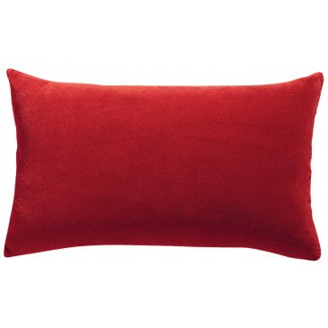 Coussin Uni Elise Groseille 40 X 65  | cosy-home-design.fr