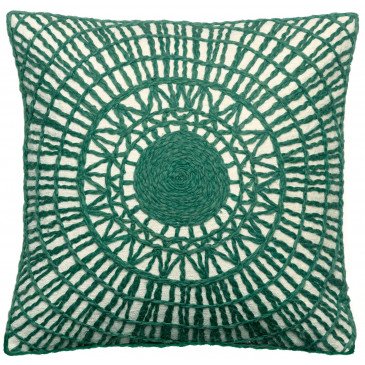 Coussin Brodé Noa Epicea 45 X 45  | cosy-home-design.fr