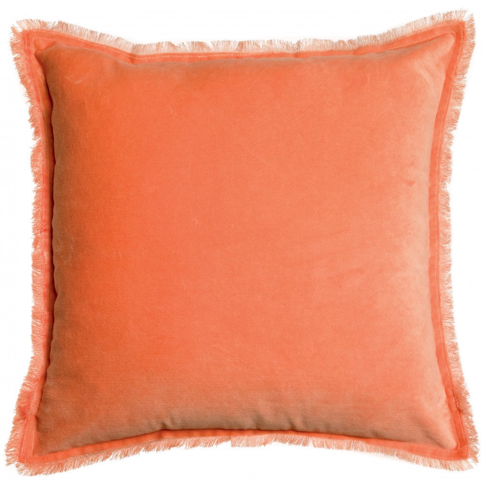 Coussin Uni Fara Goyave 45 X 45  | cosy-home-design.fr