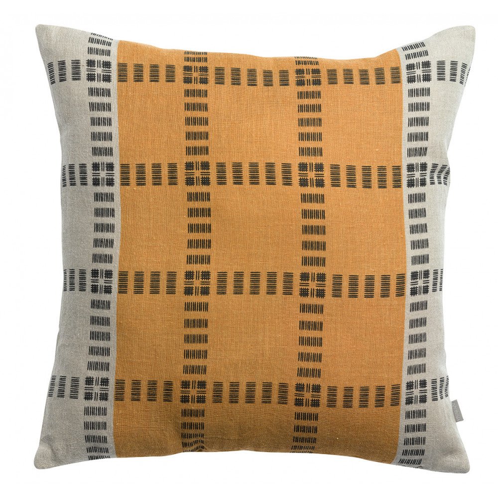 Coussin Zeff Eden Ocre 45 X 45  | cosy-home-design.fr