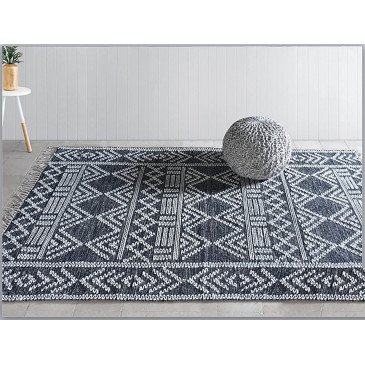 Tapis Maïs Charbon/Ivoire 160 X 230  | cosy-home-design.fr