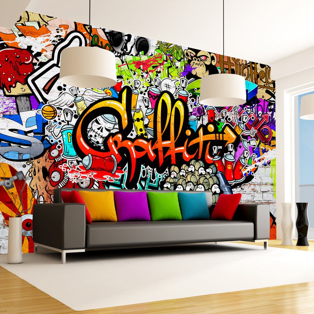 Papier peint - Colorful Graffiti 