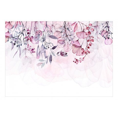 Papier peint - Foggy Nature - Pink 