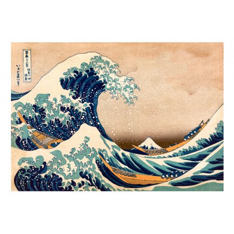 Papier peint adhésif - Hokusai: The Great Wave off Kanagawa (Reproduction) 