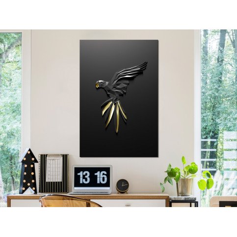 Tableau - Black Parrot (1 Part) Vertical 