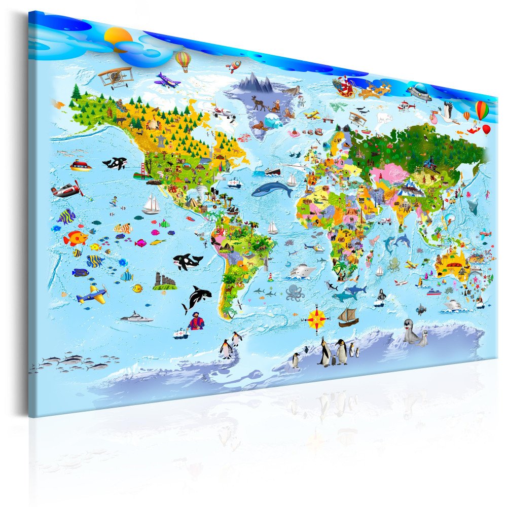 Tableau - Children's Map: Colourful Travels 