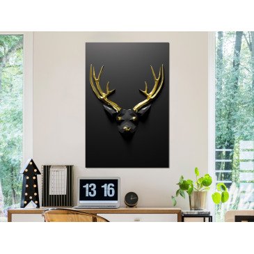 Tableau - Golden Antlers (1 Part) Vertical 