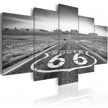 Tableau - Route 66 - black and white 