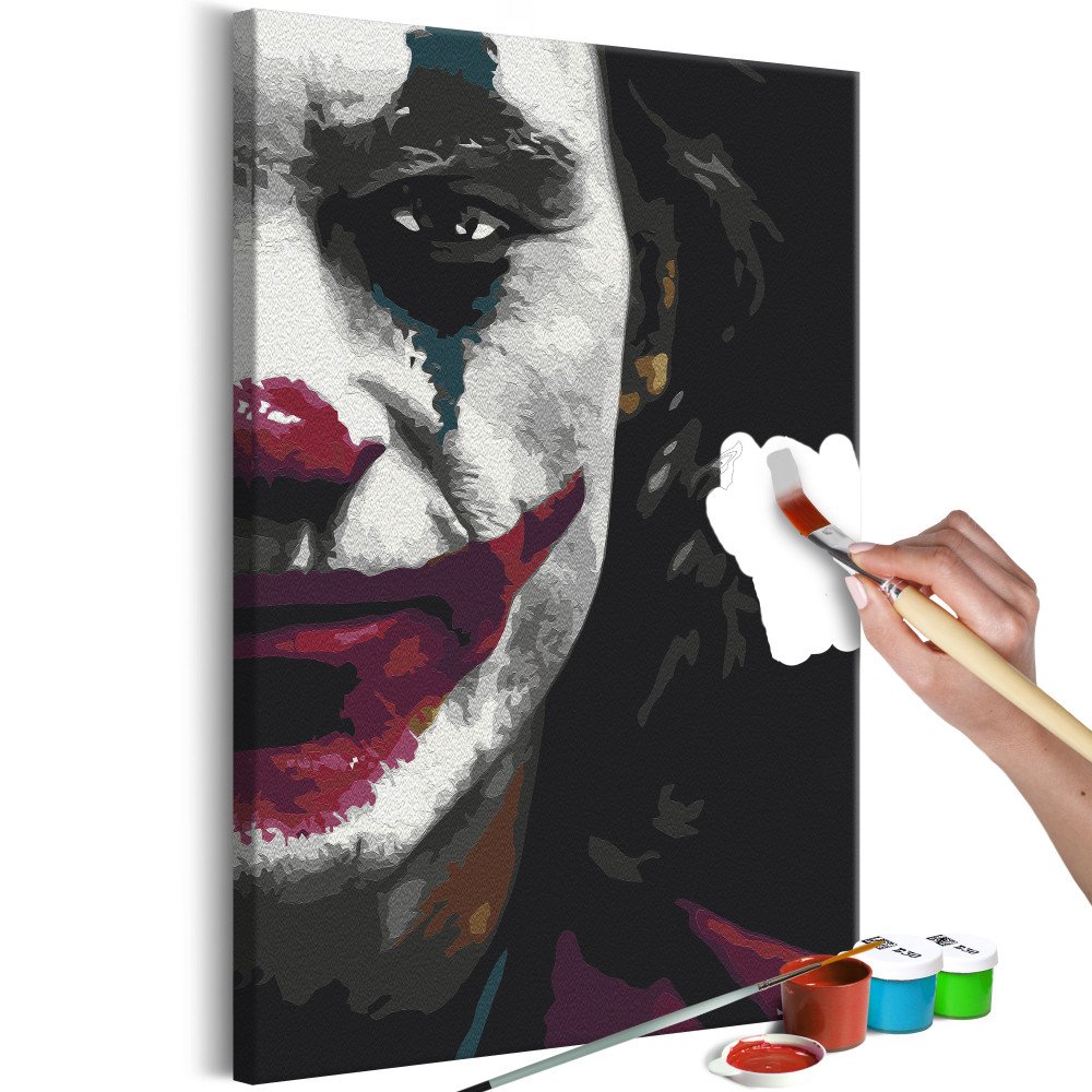 Tableau à peindre par soi-même - Dark Joker 