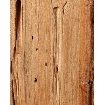 Table de chevet EROSI en Bois de Teck Naturel Recyclé